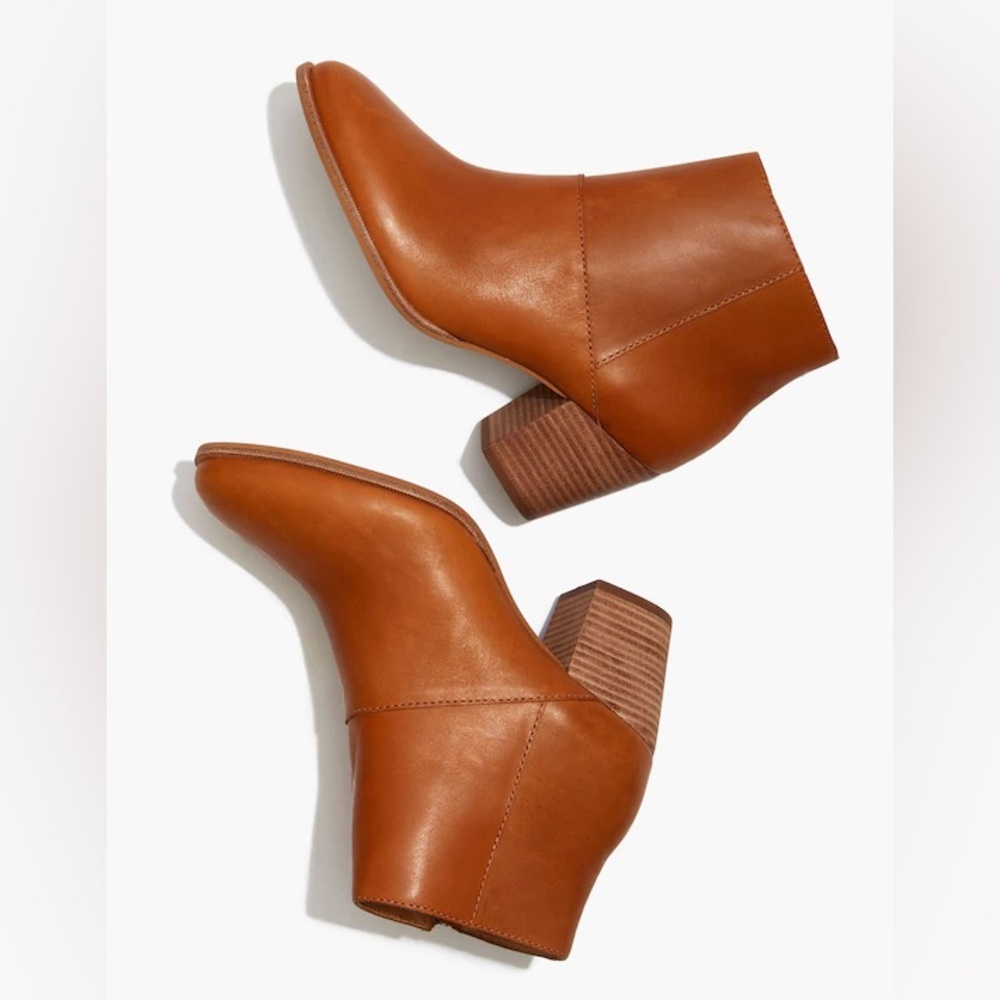 Madewell The Rosie Ankle Boot in Leather